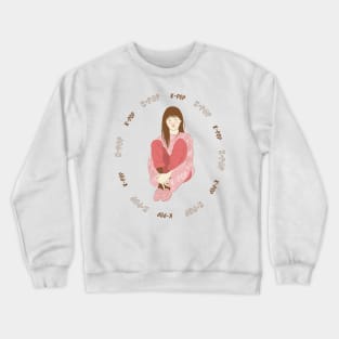 k-pop girl Crewneck Sweatshirt